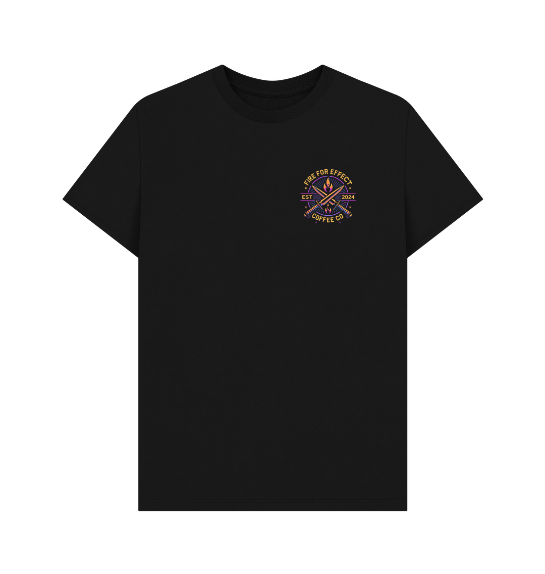 Black Heatwave Simple Tee