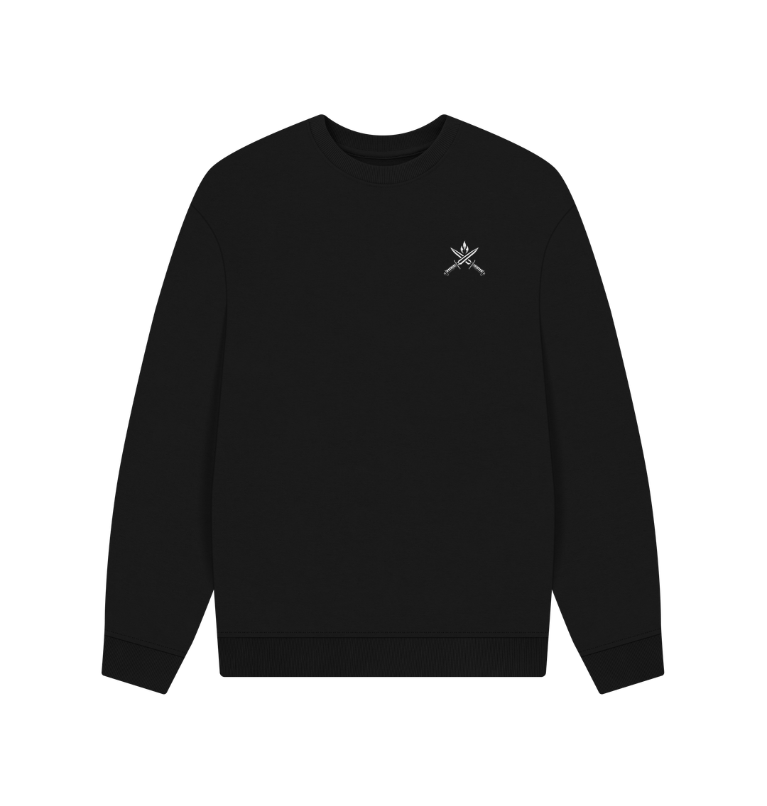 Black B & W Sweatshirt