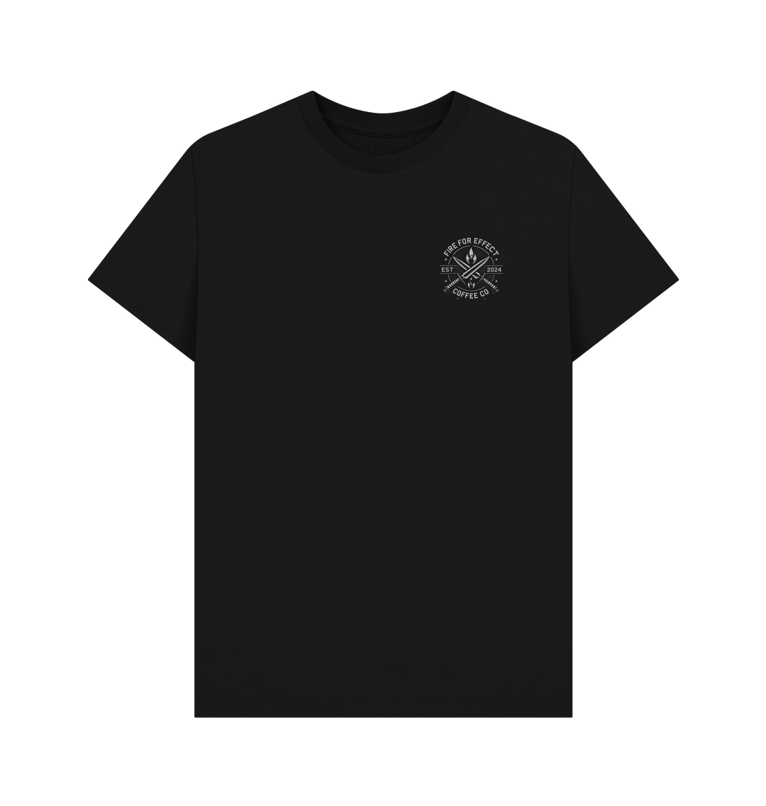 Black Greyscale Simple Tee