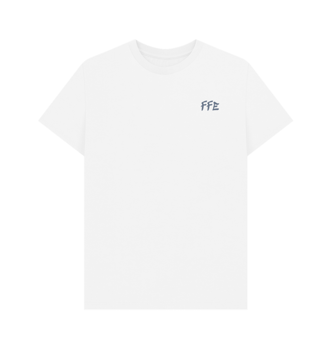 White Greyscale Tee