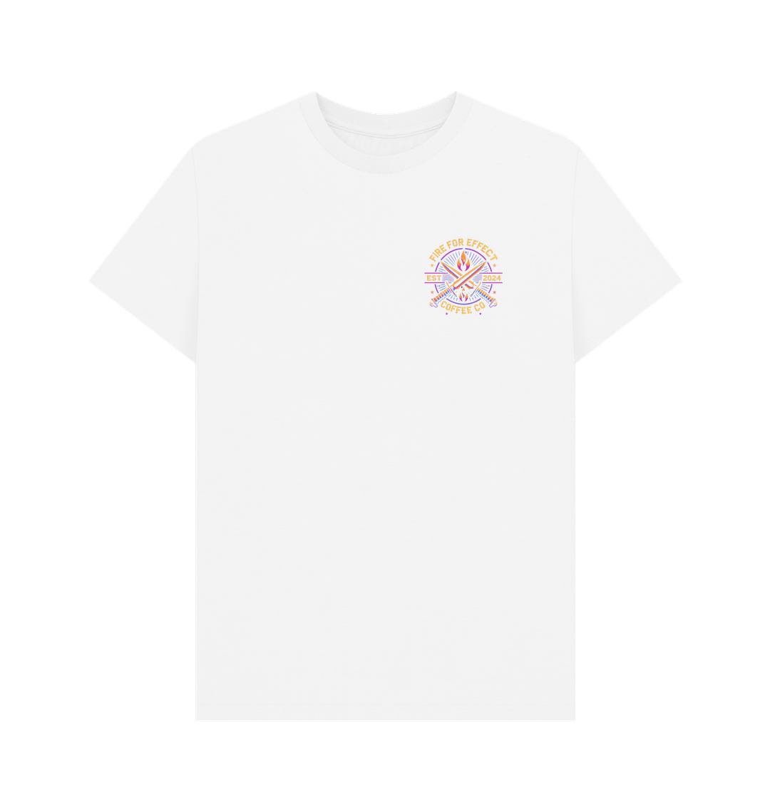 White Heatwave Simple Tee