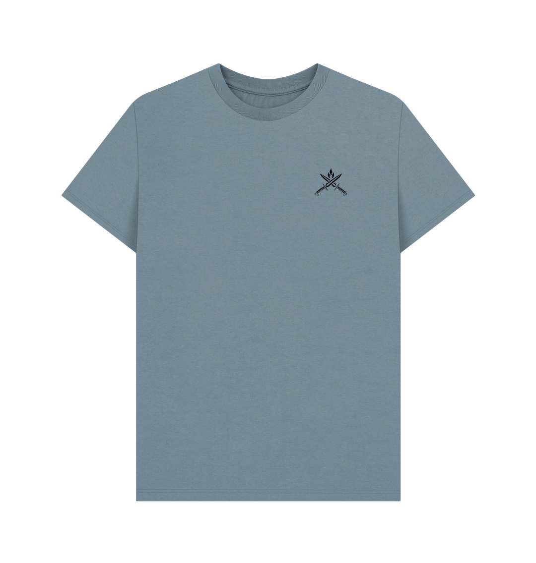 Stone Blue Minimalist Tee