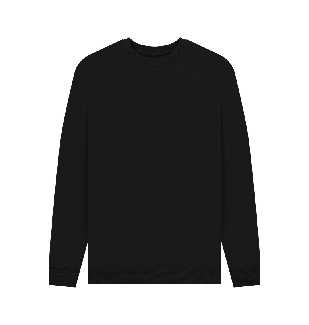 Black Greyscale Crew Sweatshirt